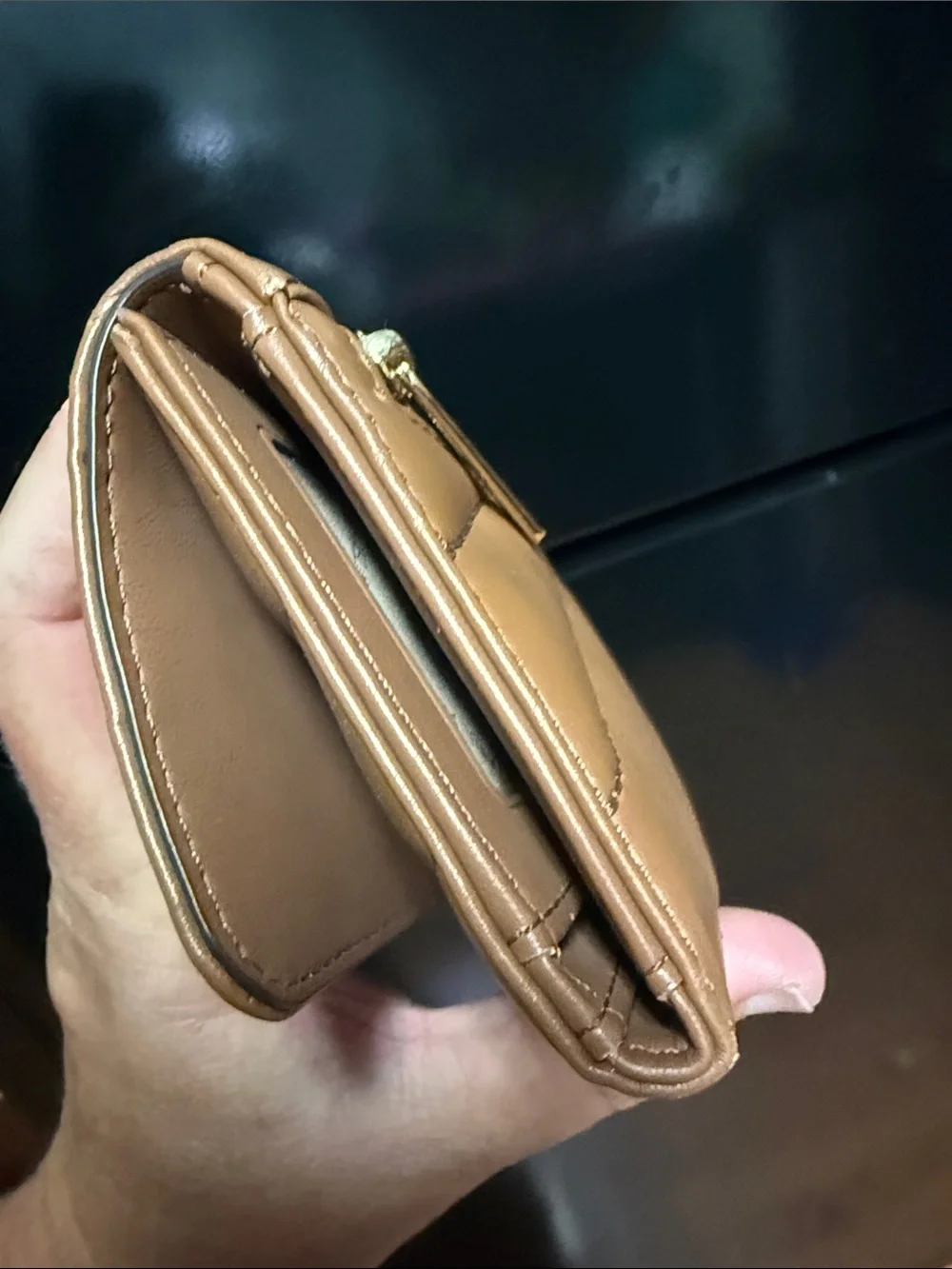 Michael Kors Quilted Chevron Continental Wallet